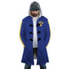 Tai Kamiya Digimon AOP Hooded Cloak Coat FRONT Mockup - Digimon Merch