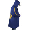 Tai Kamiya Digimon AOP Hooded Cloak Coat RIGHT Mockup - Digimon Merch